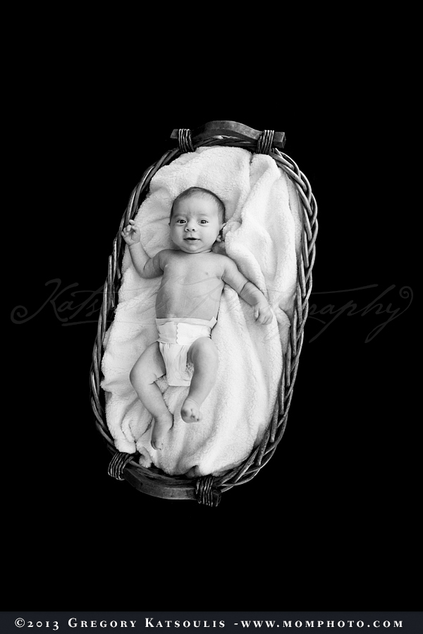 baby in a basket